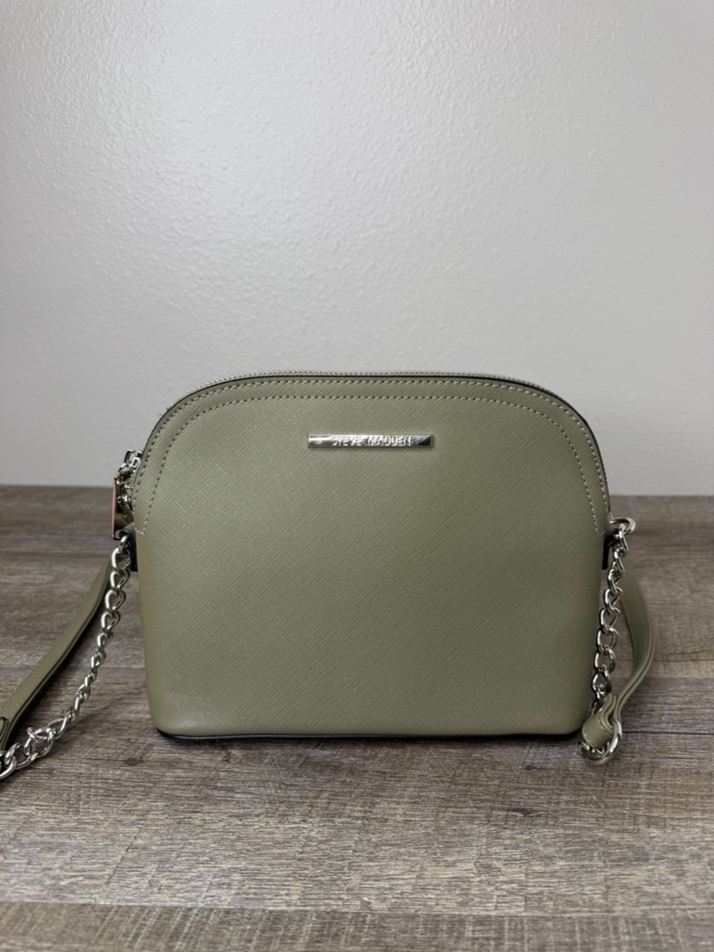 Steve Madden Women's Crossbody Bag, Olive Green, Small